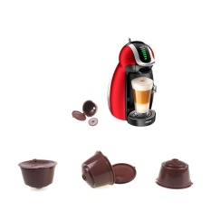 Refillable DOLCE GUSTO Kapsul Reusable Pods Filter Cangkir Kopi-Internasional