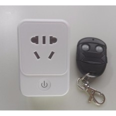 Remote Control Soket Stopkontak Saklar Set 1 Wireless Steker dengan Remote Kontrol AU/EU Steker Hemat Energi Elektronik