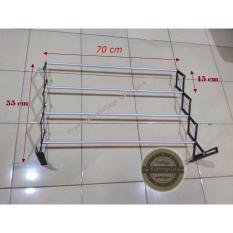 Reprogila - Jemuran dinding minimalis, jemuran pakaian, jemuran lipat 70 cm