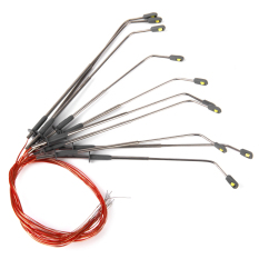 RIS 10 Pcs Model Lampu Jalan Lampu Single Head Model Pemandangan Kereta Api untuk Tata Letak