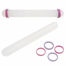 Rolling Pin / Gilingan Adonan Kue Roti + Karet Atur Ketebalan - 1U8lju