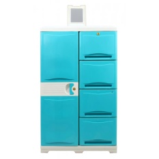 Rovega Super Cupboard 4 Drawers CPB 2060-Lemari plastik Bagus dan Murah