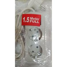 R/S1; Kabel Colokan Listrik Kabel Terminal Stop Kontak Listrik 2 Lubang 1.5 Meter Ada Tombol ON/OFF / Rashakyamakoe Store