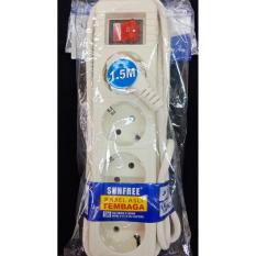 R/S1; Kabel Colokan Listrik Kabel Terminal Stop Kontak Listrik 4 Lubang 1.5 Meter Ada Tombol ON/OFF / Rashakyamakoe Store