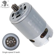 RS550 12 V 13500 Rpm DC Motor dengan Torsi Tinggi Gear Box untuk Bor Listrik/Obeng-Internasional