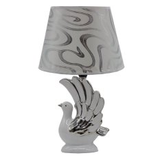Ruibao Lampu Kamar Tidur Lampu Meja Lampu Samping Tempat Tidur Bergaya Eropa AB95 White