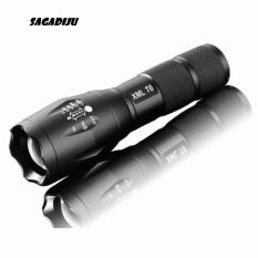 SAGADIJU Tactical Flashlight Senter Darurat Multifungsi Dilengkapi Zoom