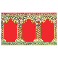 Sajadah ROLL Medeena 105 x 570 cm 21003 Pilar Merah