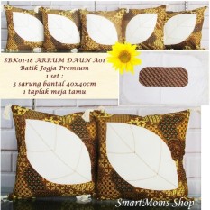 SARUNG BANTAL KURSI BATIK JOGJA PREMIUM ARRUM DAUN 01