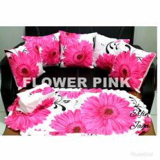 Sarung Bantal Sofa Set [Bunus Taplak Meja & Tempat Tisyu)- Sarung Bantal Kursi