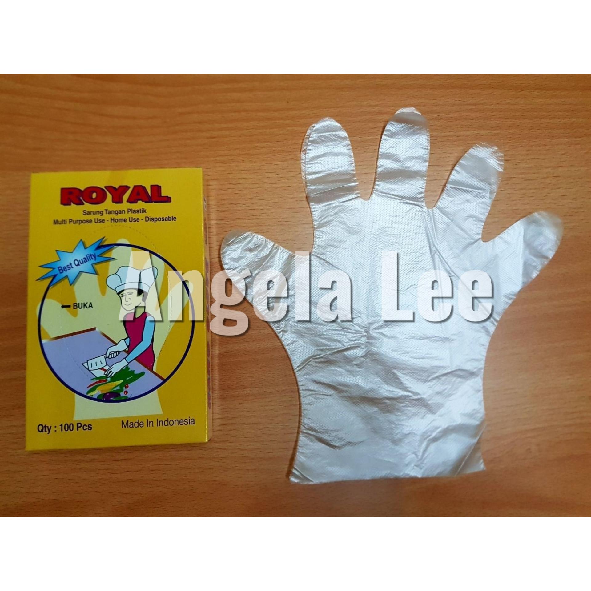 Sarung Tangan Plastik Premium Serbaguna Royal isi 100lembar