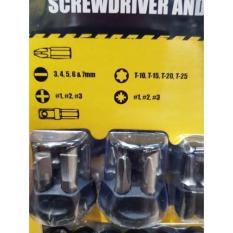 Screwdriver And Socket Set/ Obeng Set Dan Kunci Sok 29 Pcs Krisbow