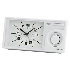 Seiko Alarm Clock QHP004W with 5 Loud Sound Jam Weker Original