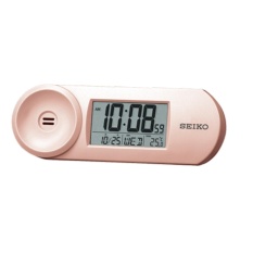 Seiko - QHL067P - Jam Weker Alarm - 13.5cm - Standard Digital Clock
