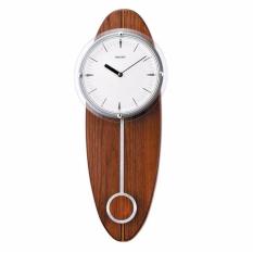 Seiko - QXC205Y - Jam Dinding Bandul - 19cm - Wooden Case with Pendulum