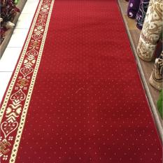 sejadah masjid grosir per meter warna merah PERSIAN