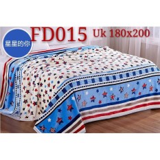 Selimut Bulu Dewasa King Size Motif Bintang