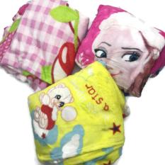 Selimut Bulu Lembut Karakter Anak Perempuan - Multicolor uk 150x200