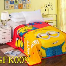 Selimut Bulu Tebal Karakter Minion