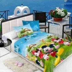 Selimut Flanel Motif Mickey Mouse 3D Kualitas Import ukr 150x200