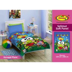 Selimut Rosanna Soft Panel 150x200 Keroppi Plane