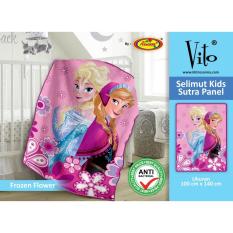 Selimut Vito Kids Sutra 100x140 Frozen Flower