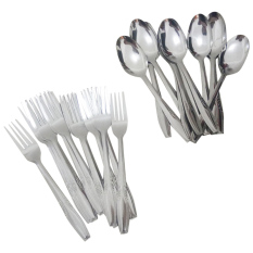 sendok garpu makan 18gram stainless steel - 24pcs