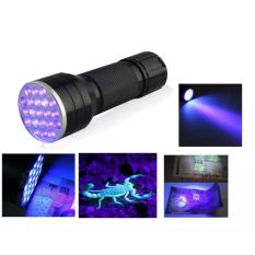 Senter Ultraviolet 21 Led, Senter Uv U/ Cek Uang, Mancing,Dll