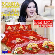 Seprai Bonita Ala Syahrini Original Tipe ROYAL PRINCES 180 x 200 - 1Sprai - 2bantal - 2guling