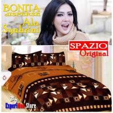 Seprai Bonita Ala Syahrini Original Tipe SPAZIO 180 x 200 - 1Sprai - 2bantal - 2guling