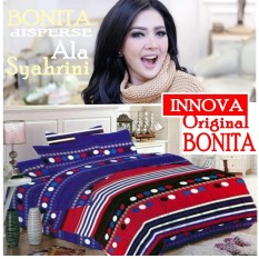 Seprai Bonita Ala Syahrini Original Tipe Innova 180 x 200 - 1Sprai - 2bantal - 2guling Original