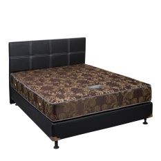 Elite Springbed Serenity Superior HB Elegance Size 90 x 200 - Fullset - Coklat - Khusus Jabodetabek