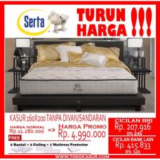 Serta Spring Bed Pure uk.160x200cm hanya kasur Tanpa Divan/Sandaran