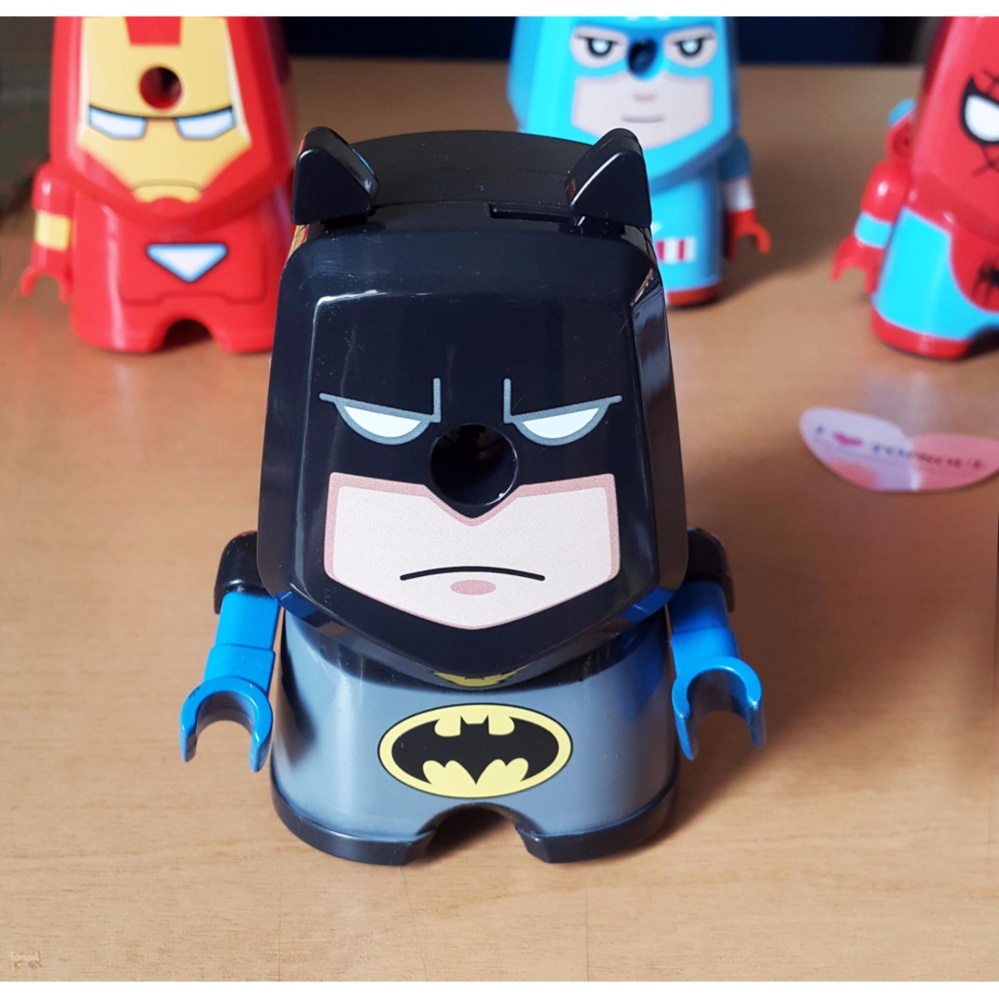 Serutan BAT MAN - Rautan Meja Putar Asahan Pensil Karakter Super Hero