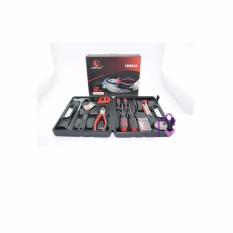 Set Alat Tukang Obeng Kunci Inggris Taspen Tang Meteran Cutter