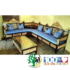 Set kursi tamu sudut kayu jati jepara 02