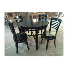Set Meja & Kursi Makan Cantik Jati Jepara