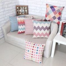 Set 6 Gaya Bentuk Bantal Bantal Bantal Kasus Bantal Sofa Sarung Bantal Dekorasi Rumah (Tidak Mengisi) -Intl