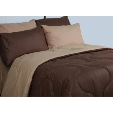 Sierra - Bedcover dan Sprei - Polos Kopi x Mocca