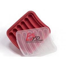 Silicone Burger Press Maker, Microwave Oven, Oven, Steamer Pot, Kulkas Cutlets Nyaman Stackable Penyimpanan, Forhot Anjing, Sosis atau Anak Nakal, Roti, Kue, Kentang Goreng, Cutlets & Lebih-Intl