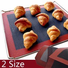 Silikon Alas untuk Oven Bakeware Berlubang Loyang Cetakan Silikon Alas Lembar Tikar Non-stick Perforasi Roti Biscuit tools 2 Ukuran/Set-Internasional