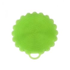 Silicone Multipurpose Cleaning Sponge untuk Dapur dan Kamar Mandi dari Kitchencomplete, Menggunakan Sertakan Coasters, Sarung Tangan Oven, Mudah Dibersihkan, Teknologi Baru Cairan Pembersih Tersedia Sekarang! (Hijau)-Intl