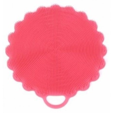 Silicone Multipurpose Cleaning Sponge untuk Dapur dan Kamar Mandi dari Kitchencomplete, Menggunakan Sertakan Coasters, Sarung Tangan Oven, Mudah Dibersihkan, Teknologi Baru Cairan Pembersih Tersedia Sekarang! (Pink)-Intl