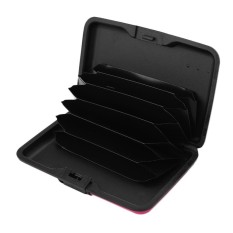 Simida Rumah Penyimpanan Dompet Pria 6 Pcs Slot Anti-Air Mudah Dibawa Kasual Identitas Pemegang Kartu Kredit Kotak-Internasional