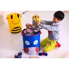 Skiphop Animal Barrel - Keranjang Mainan Bayi dan Anak Keranjang Serbaguna Tempat Organizer Mainan Bayi dan Anak Tempat Penyimpanan Barang Serbaguna - Multicolour