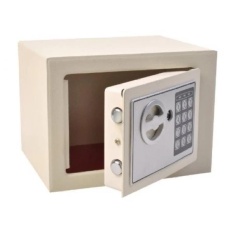 Small Digital Electronic Safe Box Keypad Lock Home Office Hotel Gun Black New (White) - intl
