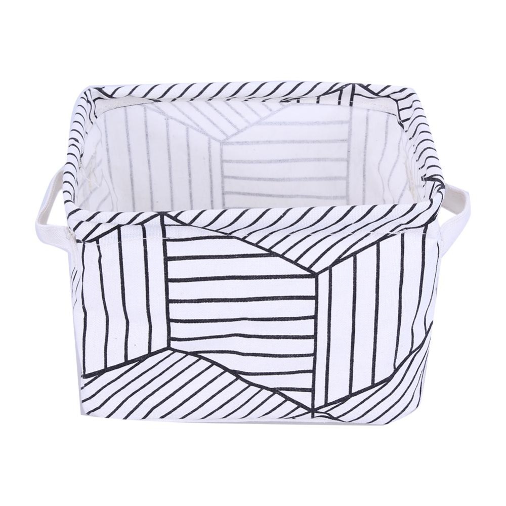 Geometris Kecil Portable Perlengkapan Kantor Earphone Kabel Flax Cloth Kotak Penyimpanan (Putih)-Intl Geometris Kecil Portable Perlengkapan Kantor Earphone Kabel Flax Cloth Kotak Penyimpanan (Putih)-Intl