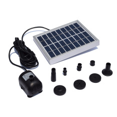 Small Type Landscape Pool Garden Fountains 9V 2W Solar Power
Decorative Fountain Water Pump