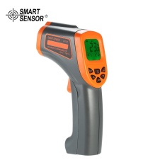 SMART SENSOR-32 ~ 700�C 12:1 Non-kontak IR Inframerah Thermometer Portable Handheld Digital Temperature Tester Pyrometer LCD Layar dengan Lampu Latar Celcius Fahrenheit Emisivitas Yang Dapat Disesuaikan Data Penyimpanan-Intl
