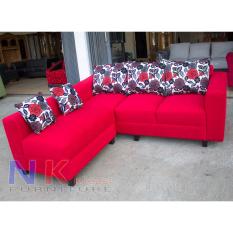 Sofa Kursi Tamu L Minimalis, kursi tamu sudut mewah + meja tamu - JABODETABEK ONLY